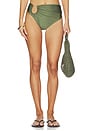 view 1 of 4 SOFIA 하이웨이스트 비키니 바텀 in Sage