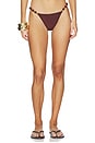 view 1 of 5 Sole Bikini Bottom in Chocolate