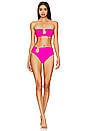 view 5 of 5 Sofia Bikini Top in Hibiscus
