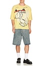 view 4 of 4 x Peanuts Snoopy Jersey in Yellow