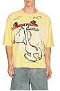 view 1 of 4 x Peanuts Snoopy Jersey in Yellow