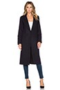 view 2 of 4 Valentina Coat in Oxford Blue