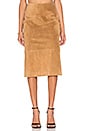 view 1 of 4 Defiant Pencil Skirt in Tan