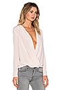 view 2 of 3 Labyrinth Wrap Top in Nude
