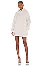 view 1 of 4 x CRK Drawstring Hoodie Dress in Stone
