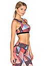 view 2 of 4 Print Radical Bra in Rust