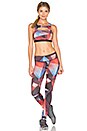 view 4 of 4 Print Radical Bra in Rust