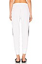 view 3 of 4 Unwind Rib City Pant in White & Black