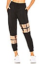 view 1 of 4 Soothe Shine Jogger in Black & Rose Gold