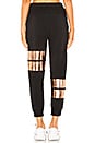 view 3 of 4 Soothe Shine Jogger in Black & Rose Gold