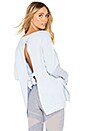 view 1 of 5 Soothe Tie Back Pullover in Periwinkle