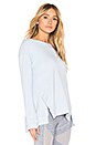 view 3 of 5 Soothe Tie Back Pullover in Periwinkle