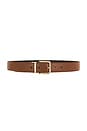 view 1 of 6 CEINTURE in Saddle & Cacao Brown