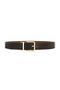 view 2 of 6 CEINTURE in Saddle & Cacao Brown