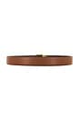 view 3 of 6 CEINTURE in Saddle & Cacao Brown