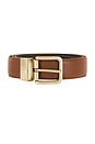 view 4 of 6 CEINTURE in Saddle & Cacao Brown