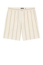 view 4 of 4 Cove Stripe Short in Midland & Smock White