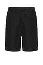view 2 of 3 Hemp Drawstring Shorts in Black