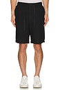 view 3 of 3 Hemp Drawstring Shorts in Black