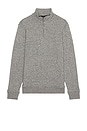view 5 of 4 Quarter Zip Sweater in Black
