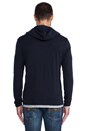 view 3 of 5 Double Layer Hoodie in Coastal
