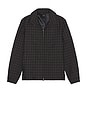 view 1 of 4 Plaid Zip Jacket in Charcoal