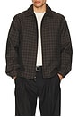 view 3 of 4 Plaid Zip Jacket in Charcoal