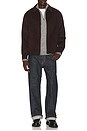 view 4 of 4 Splittable Jacket in Chocolate Plum