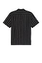 view 2 of 3 Moonbay Stripe Short Sleeve Shirt in Soft Black