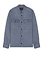 view 1 of 3 Double Face Workwear Shirt in Washed Indigo