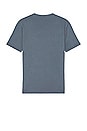 view 2 of 3 Garment Dye Jersey Tee in Washed Indigo