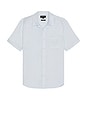 view 1 of 3 Linen Short Sleeve Shirt in Glacier