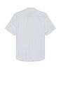 view 2 of 3 Linen Short Sleeve Shirt in Glacier