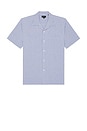 view 1 of 5 2 Pocket Short Sleeve Shirt in Playa Blue