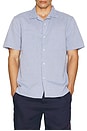 view 4 of 5 2 Pocket Short Sleeve Shirt in Playa Blue