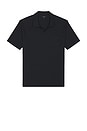 view 1 of 4 Mesh Knit Johnny Collared Shirt in Cabo Blue