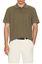 view 3 of 4 Variegated Textured Polo in Dome