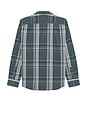 view 2 of 4 Lorimer Plaid French Placket Shirt in Harbor Blue