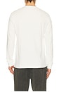 view 2 of 4 Jacquard Rib Long Sleeve Henley in Off White