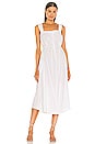 view 1 of 3 Poet Strap Knot Front Dress in Optic White