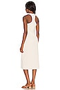 view 3 of 4 Ribbed Racerback Tank Dress in Bone