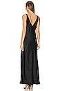 view 3 of 3 V-neck Maxi Slip Dress in Black