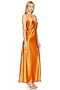 view 2 of 3 V-neck Maxi Slip Dress in Marigold