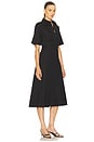 view 3 of 4 Short Sleeve Shirt Dress in Black