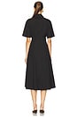 view 4 of 4 Short Sleeve Shirt Dress in Black