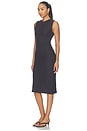 view 2 of 4 Sleeveless Side Drape Dress in Ink