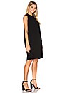 view 2 of 3 Sleeveless Shift Dress in Black