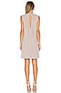 view 4 of 4 Crepe Shift Dress in Sand