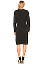 view 3 of 3 Tie Waist Dress in Heather Carbon