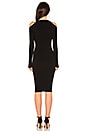 view 3 of 3 Open Shoulder Dress in Black